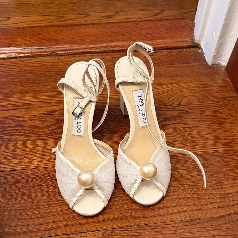 Jimmy Choo Womens Sacaria 85 High Block Heel Sandals